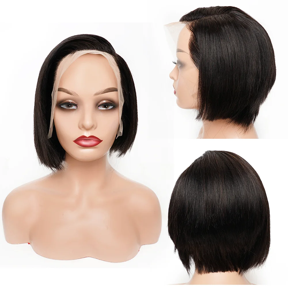 Jewtribute Hair®|Short Straight BOB Wig Black Brown