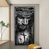 (Big Size)Jesus - 11CT Stamped Cross Stitch - 40*80cm