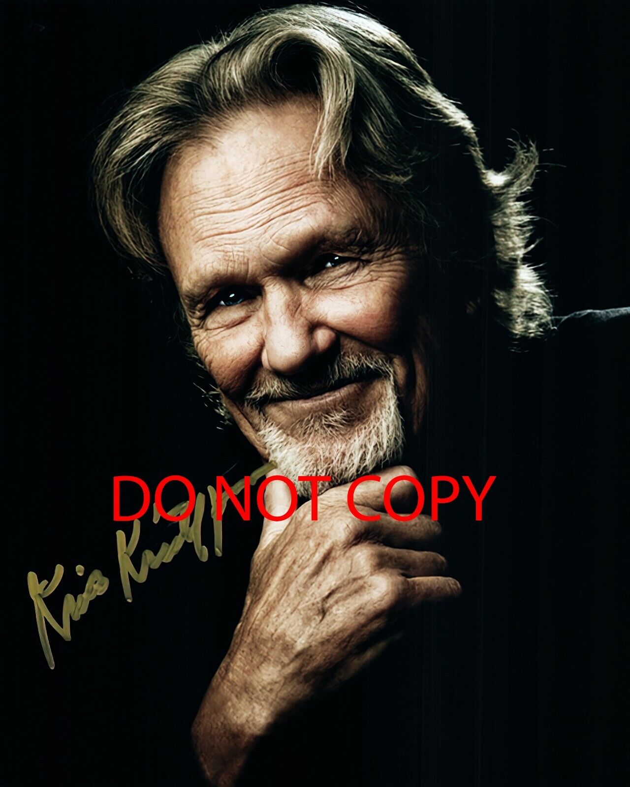 Kris Kristofferson - Autographed Signed 8x10 Photo Poster painting (For The Good Time) Reprint