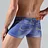 Denim Printed Men's Tight Shorts Lixishop 