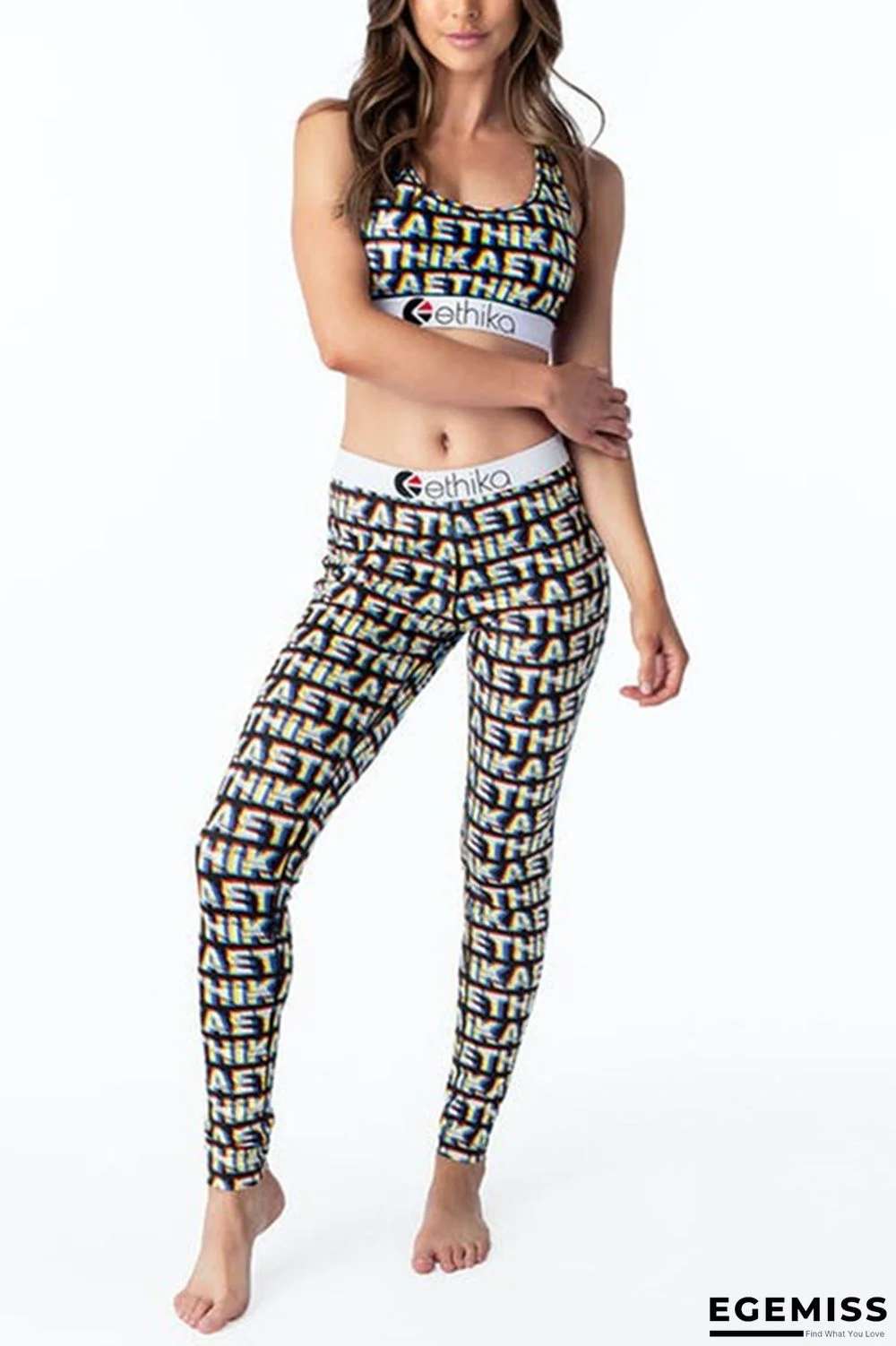 Multicolor Fashion Sexy Printed Trouser Set | EGEMISS