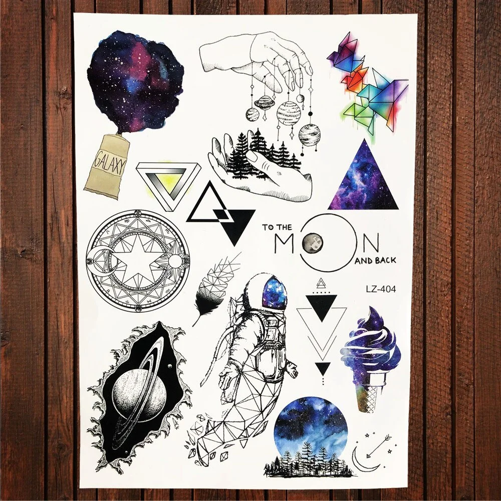 Sdrawing Red Rose Flower Temporary Tattoo Stickers Women Body Art Tattoo Arm Sleeve 21x15CM Large Fake Flash Waterproof Tatoo Henna