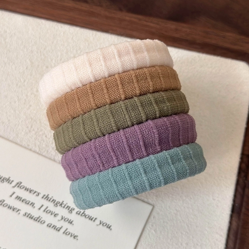 Women’s Classic Style Solid Color Cloth Hair Tie