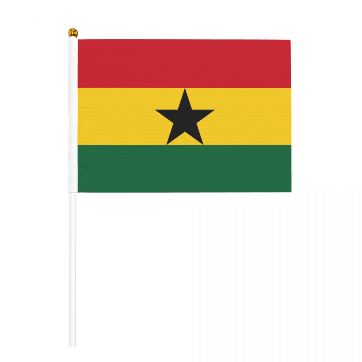 Ghana Flag Hand Held Small Miniature Flags on Stick