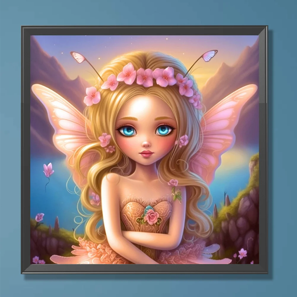 Diamond Painting - Full Round Drill - Elf Girl(Canvas|30*30cm)