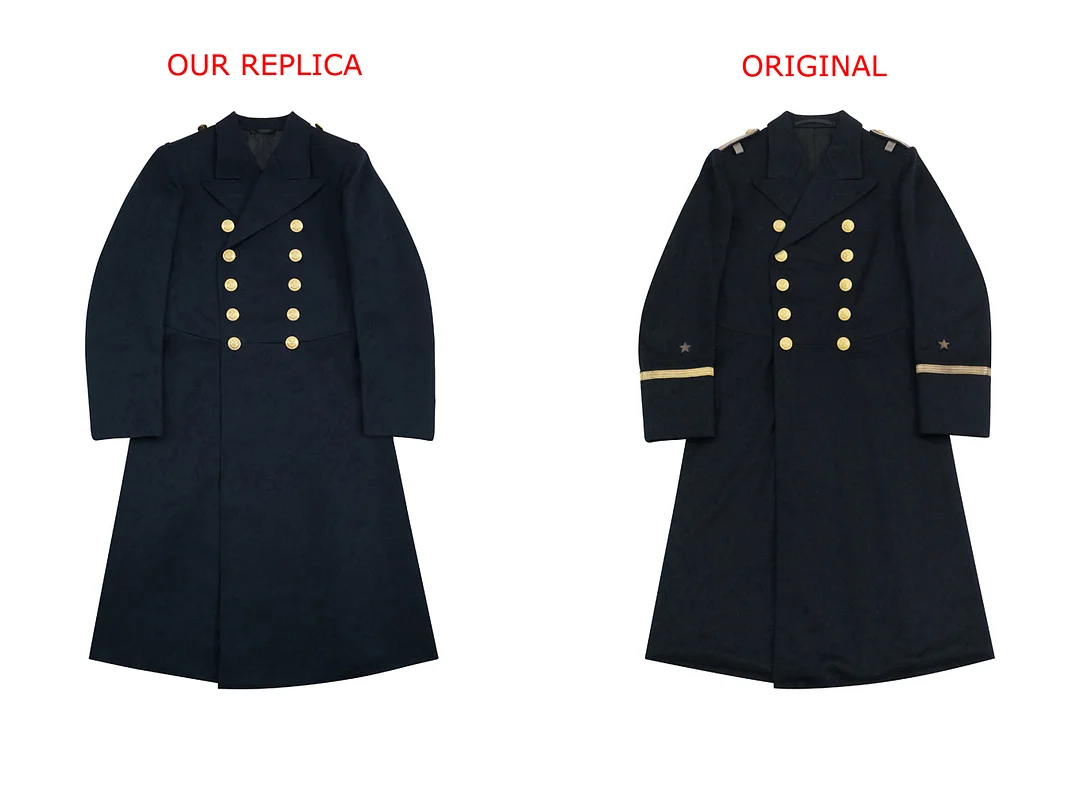   Kriegsmarine German General Officer Navy Blue Wool Frock Coat German-Uniform