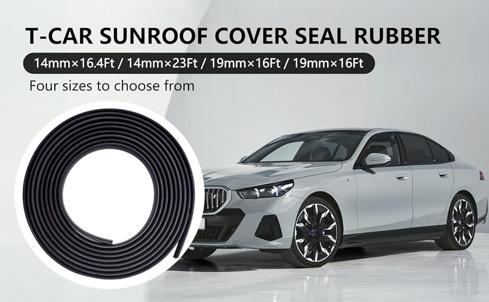 NEWLY UPGRADED T-TYPE SUNROOF WINDSHIELD SEALING RUBBER STRIP