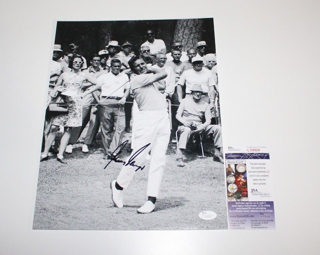 MASTERS CHAMPION GARY PLAYER HAND SIGNED AUTHENTIC 11X14 Photo Poster painting I JSA COA PROOF