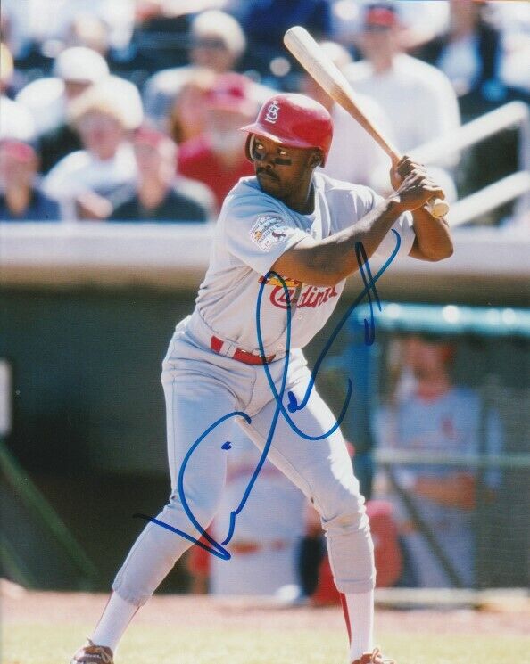 VINCE COLEMAN SIGNED ST.LOUIS CARDINALS 8x10 Photo Poster painting! Autograph EXACT PROOF!