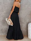 Simple Empire Off-The-Shoulder Maxi Dress