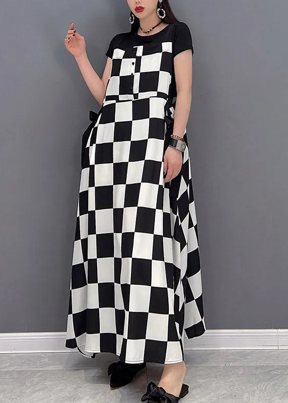 Wrinqle Inoue Pleats multicolour rectangle pattern wrinkled poly dress