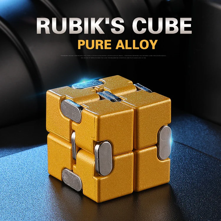 Zinc alloy infinite Rubik's Cube ABS Creative Stress Relief Toys