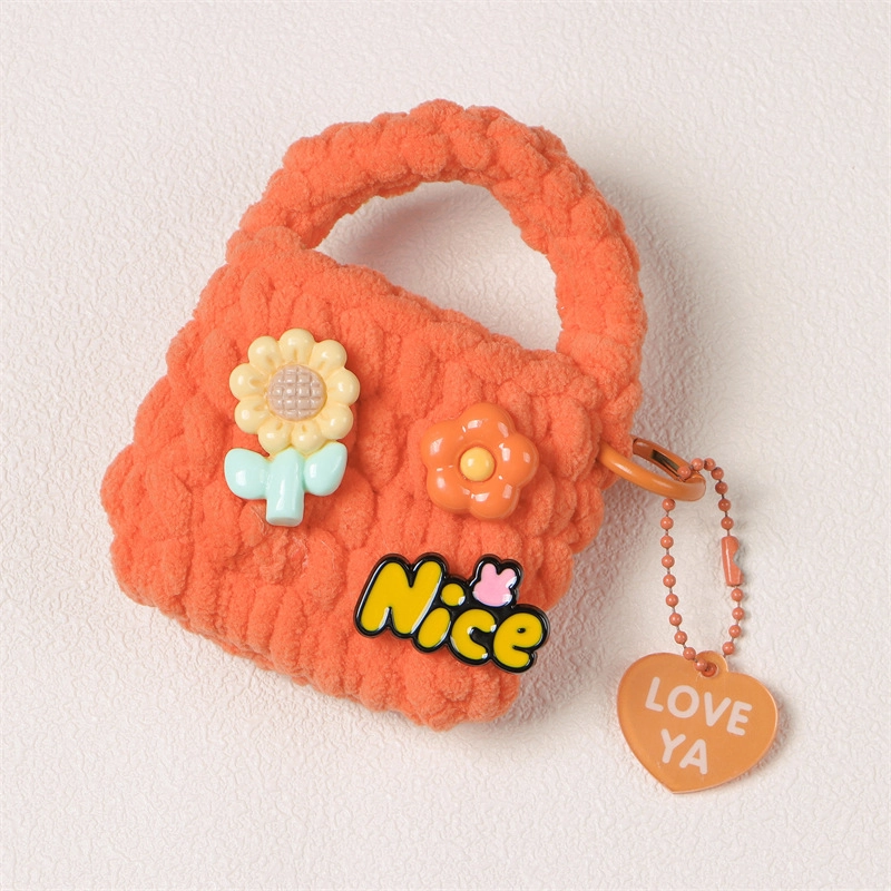 Girl’S Polyester Flower Minimalist Square Zipper