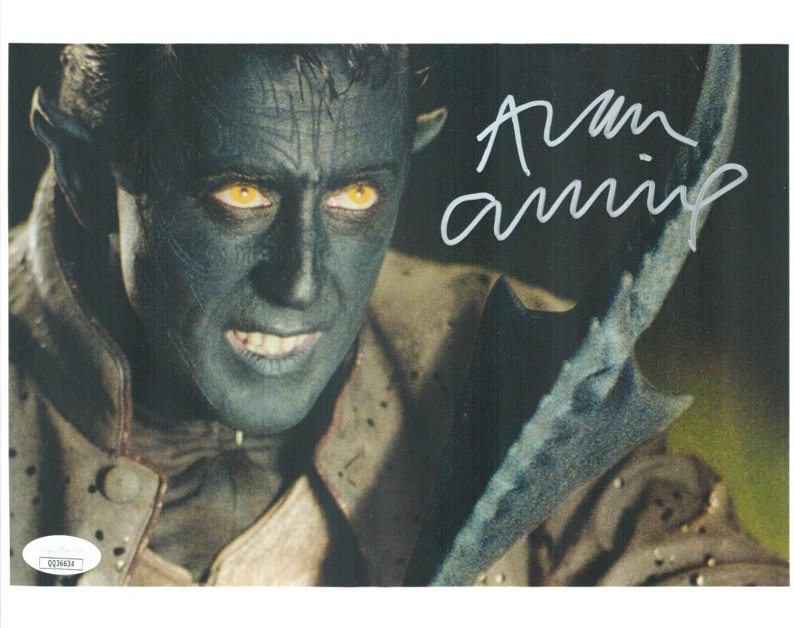 ALAN CUMMING Signed 8x10 X-MEN 2 NIGHTCRAWLER Photo Poster painting Autograph JSA COA Cert