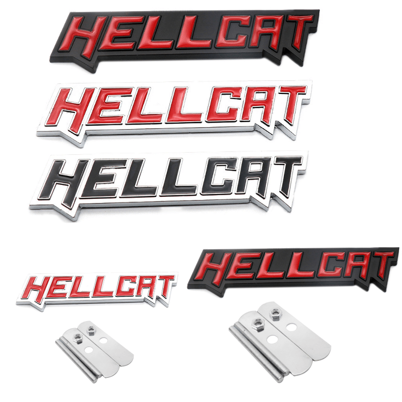 Dodge Challenger HELLCAT Charger Viper RAM Journey Caravan Sticker Front Grille Emblem voiturehub dxncar
