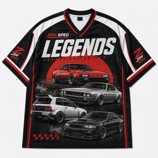 Techwear JDM Racing 002 SINGLE V1 Short Sleeve Jersey