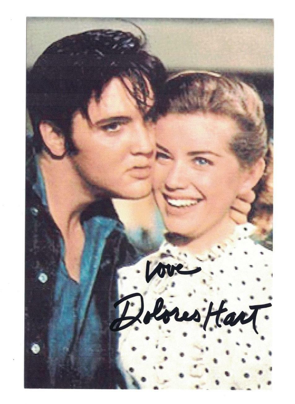 Dolores Hart Signed Autographed 4 x 6 Photo Poster painting Actress Elvis Presley B