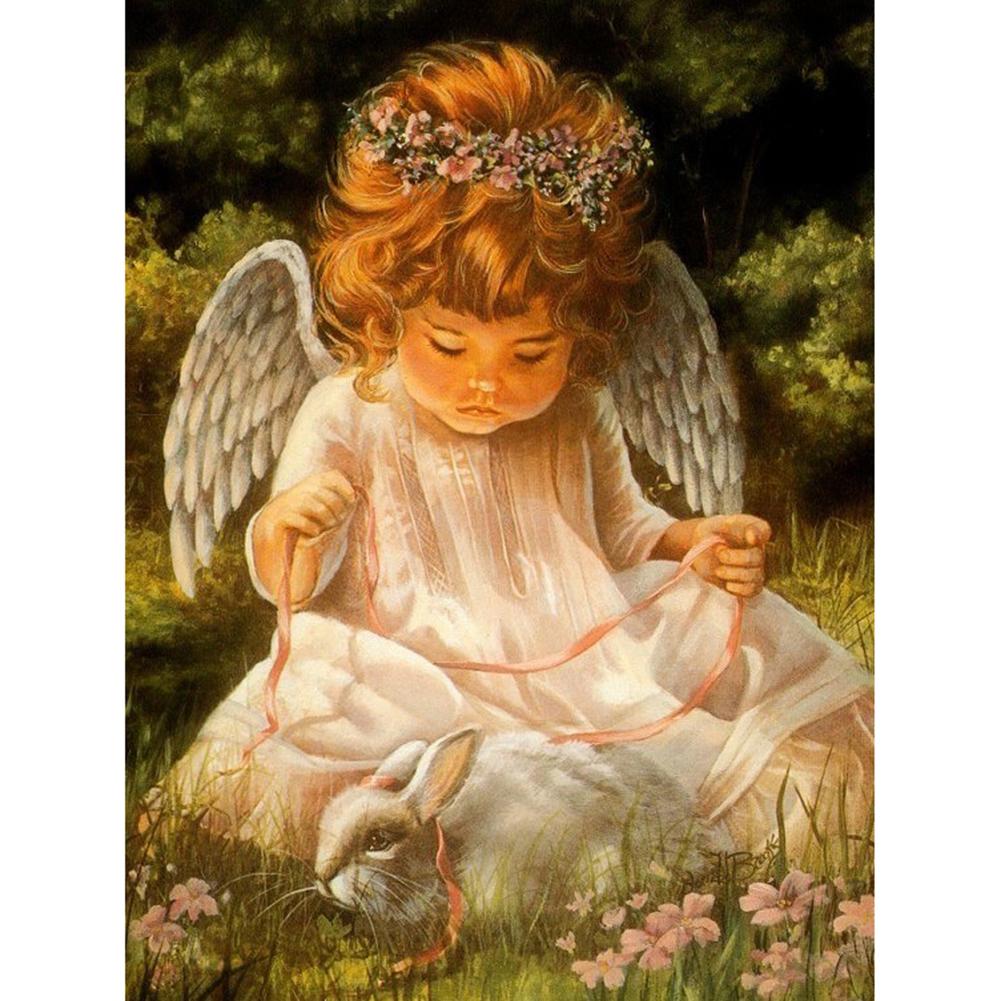 

30*40CM - Angel - Round Drill Diamond Painting, 501 Original