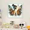 (Multi-Style) Disney Silhouette-Princess-11CT Stamped Cross Stitch 40*40cm