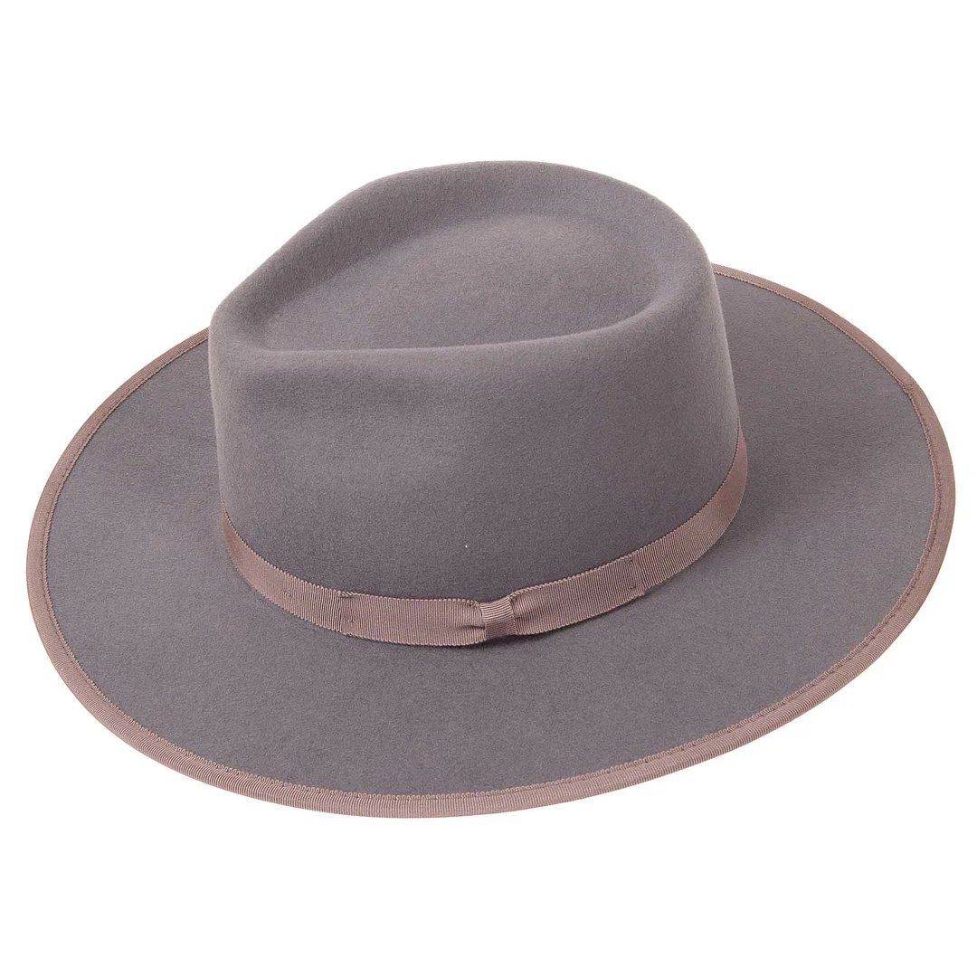 Bondi - Mens Wide Brim Felt Fedora Hat