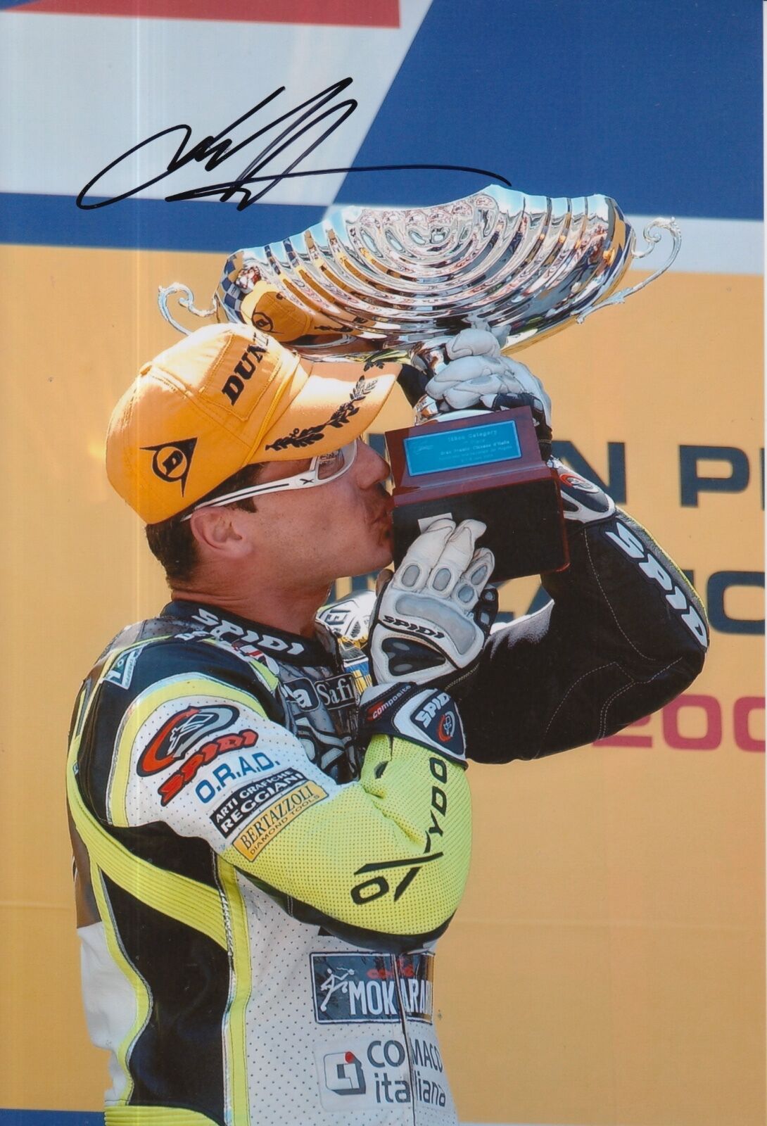 Lucio Cecchinello Hand Signed Photo Poster painting 12x8 125cc MotoGP 3.