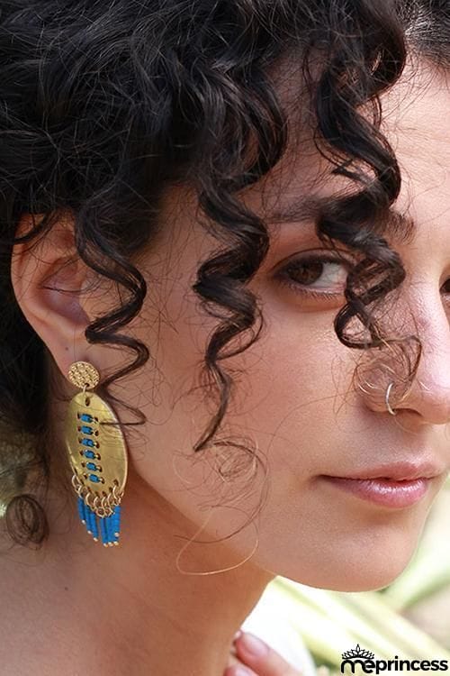 Metal Beads Earring