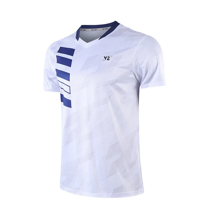 Cricket T Shirt Badminton Clothing Men's and Women's Short-Sleeved Shirt