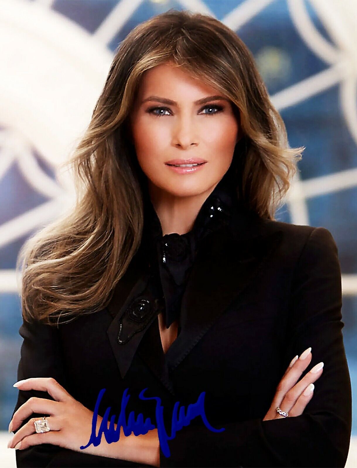 MELANIA TRUMP HOT SEXY 1ST LADY SIGNED AUTOGRAPH 8.5X11 Photo Poster painting PICTURE REPRINT
