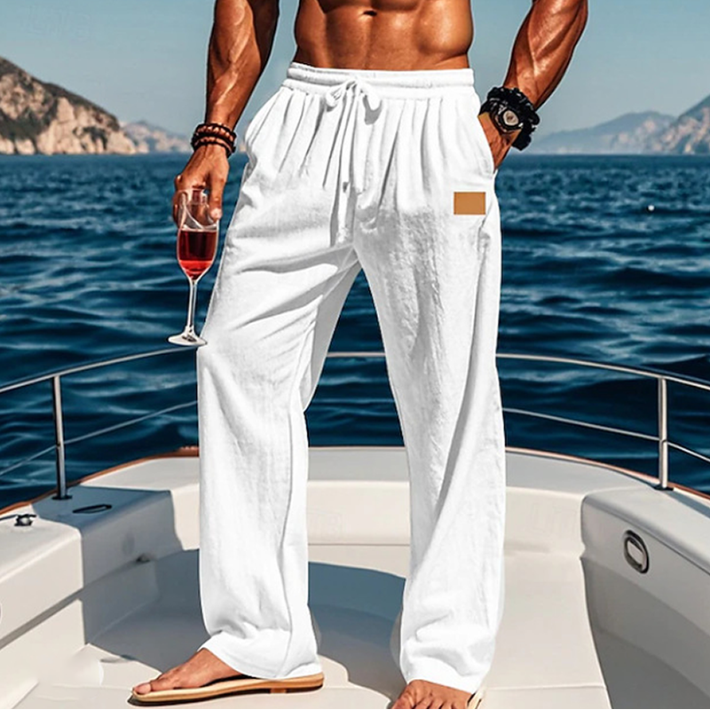 Stylish White Drawstring Waist Pants for Summer Outdoors