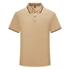 Men's 2024 New Loose Breathable Ice Silk Casual Fashion Lapel POLO Shirt