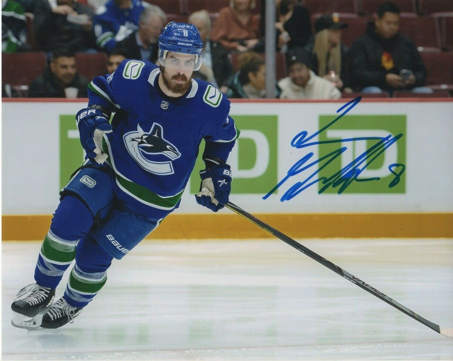 Vancouver Canucks Conor Garland Autographed Signed 8x10 NHL Photo Poster painting COA #2