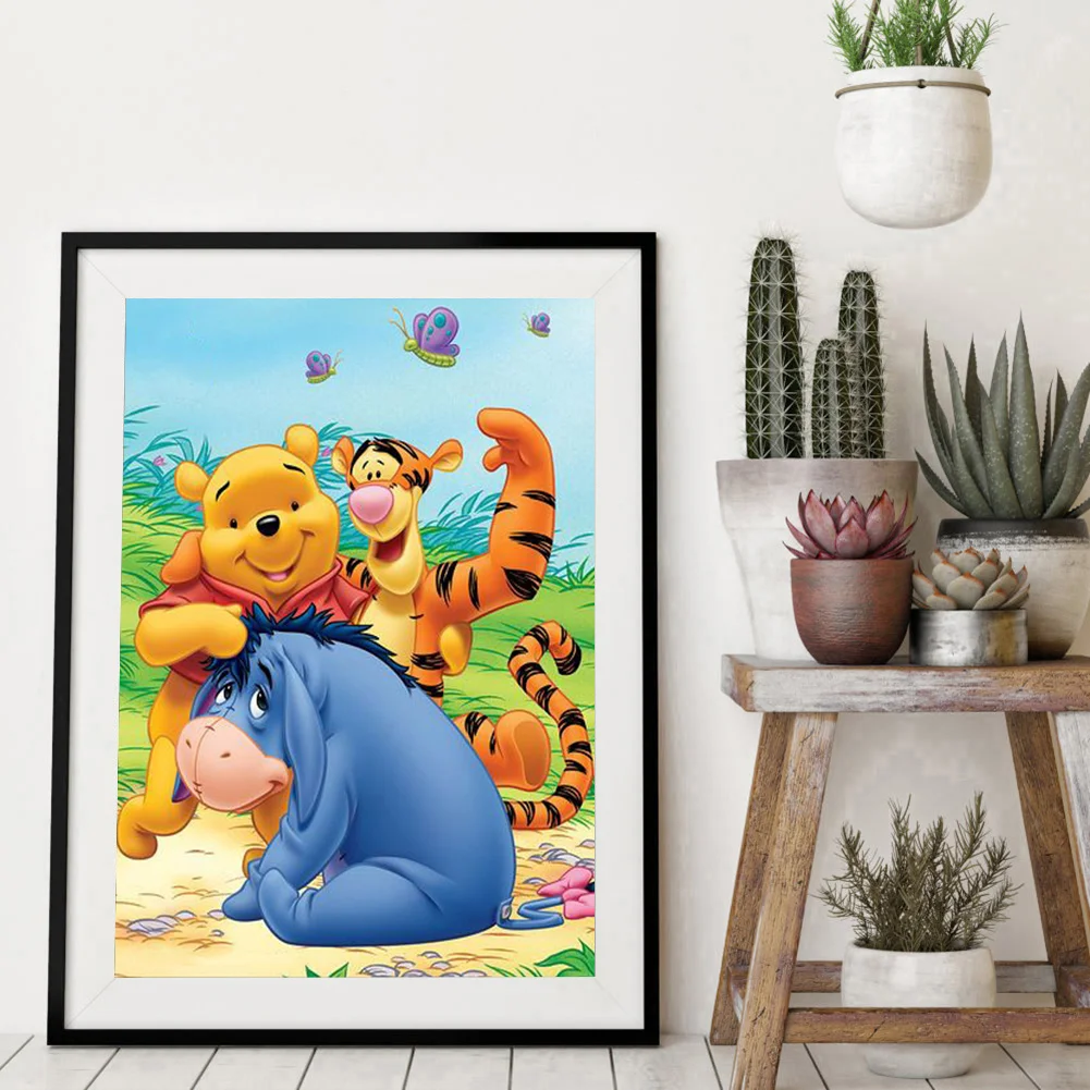Diamond Painting - Full Round Drill - Winnie the Pooh(30*40cm)