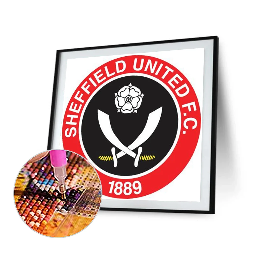 Diamond Painting - Full Round Drill - Sheffield United F.C.(Canvas|30*30cm)