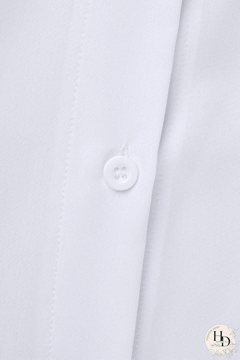 White Sexy Solid Patchwork Buckle Slit Turndown Collar Tops