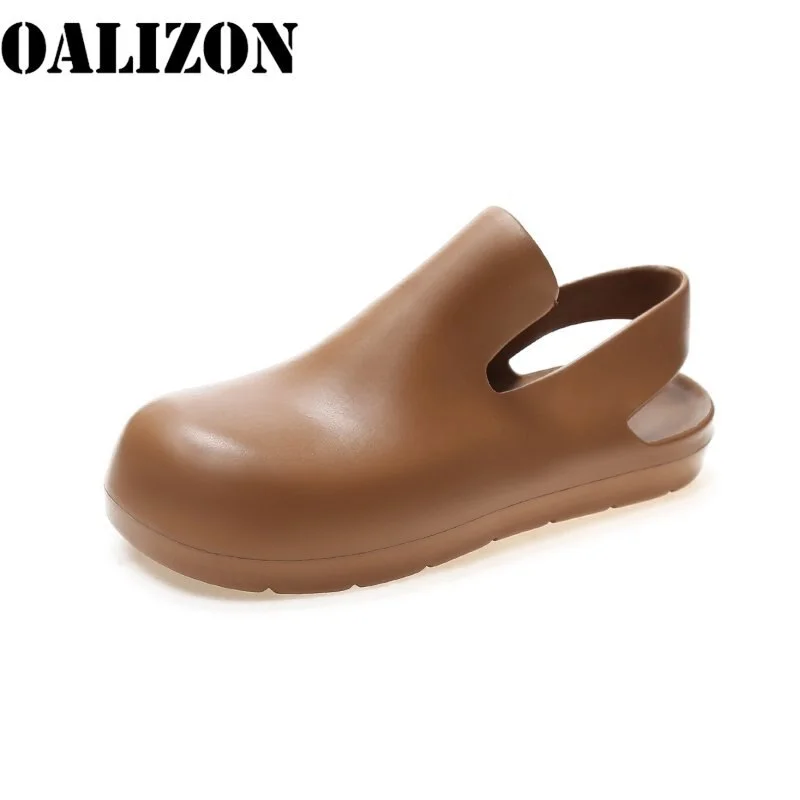 Female Women New Summer Flat Round Toe Flip Flops Slippers Sandals Shoes Lady Women Slingback Casual Slip On Beach Sandals Shoes