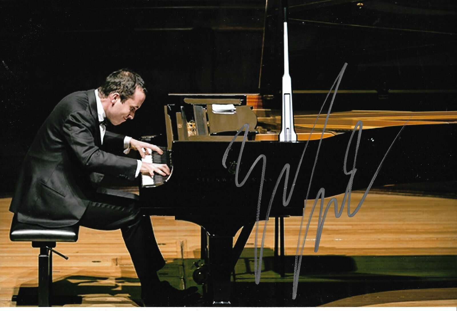 Igor Levit Pianist signed 8x12 inch Photo Poster painting autograph