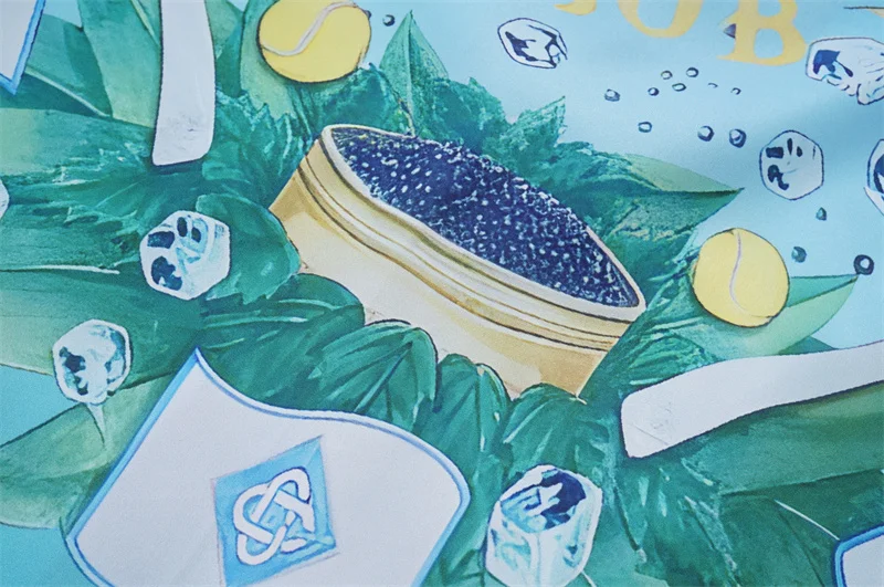 Casablanca 2023 new silk long-sleeved shirt