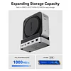 ORICO MiniDock MacMini M4 Desktop Storage Expansion Vertical Bracket Suspended Heat Dissipation Base Typec Expansion Dock Multi-Interface Solid State Drive 512G/1T/2T/4T