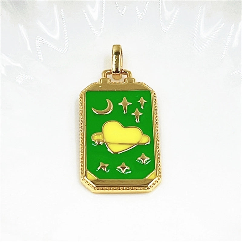 1 Piece Minimalist Star Copper Chain Pendant Necklace