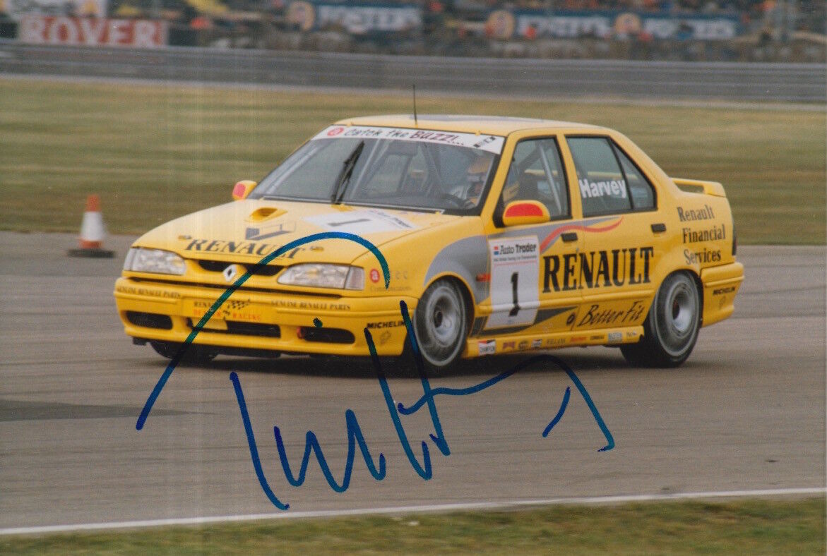 Tim Harvey Hand Signed 6x4 Photo Poster painting Renault Touring Cars 3.