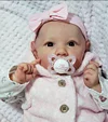 [Holiday Gift Sale] 20" Moira Truly Reborn Newborn Silicone Baby Doll Girl - RBBI-Myrebornbabydoll&reg; Myrebornbabydoll&reg;
