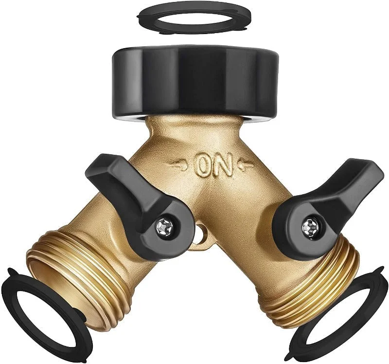 Brass Garden Hose Splitter