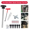 Quick Change Tire Valve Core Tool Kit for Replacing Leaky Valves in Cars Trucks