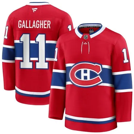 Youth Montreal Canadiens #11 Brendan Gallagher  Red Home Jersey