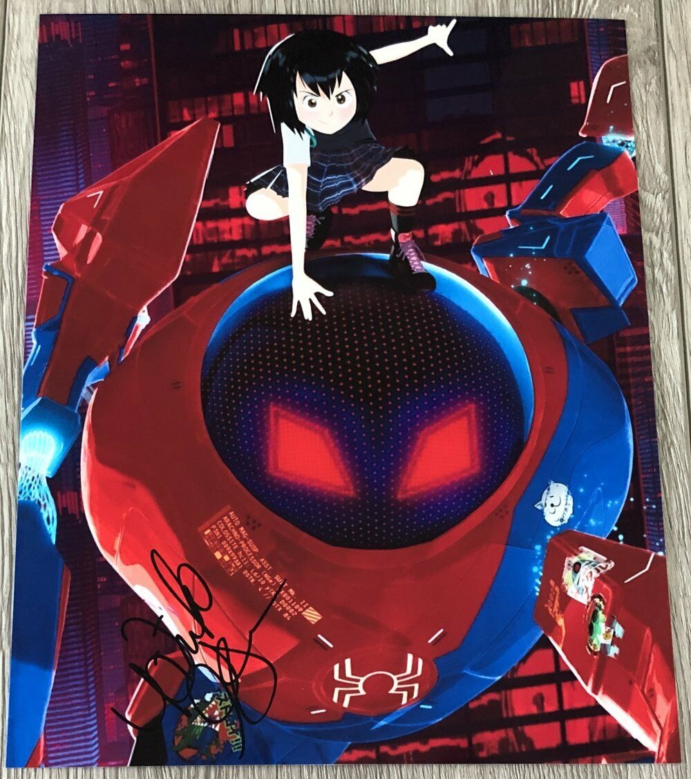 KIMIKO GLENN SIGNED SPIDER-MAN INTO THE SPIDER-VERSE PENI 8x10 Photo Poster painting B w/PROOF