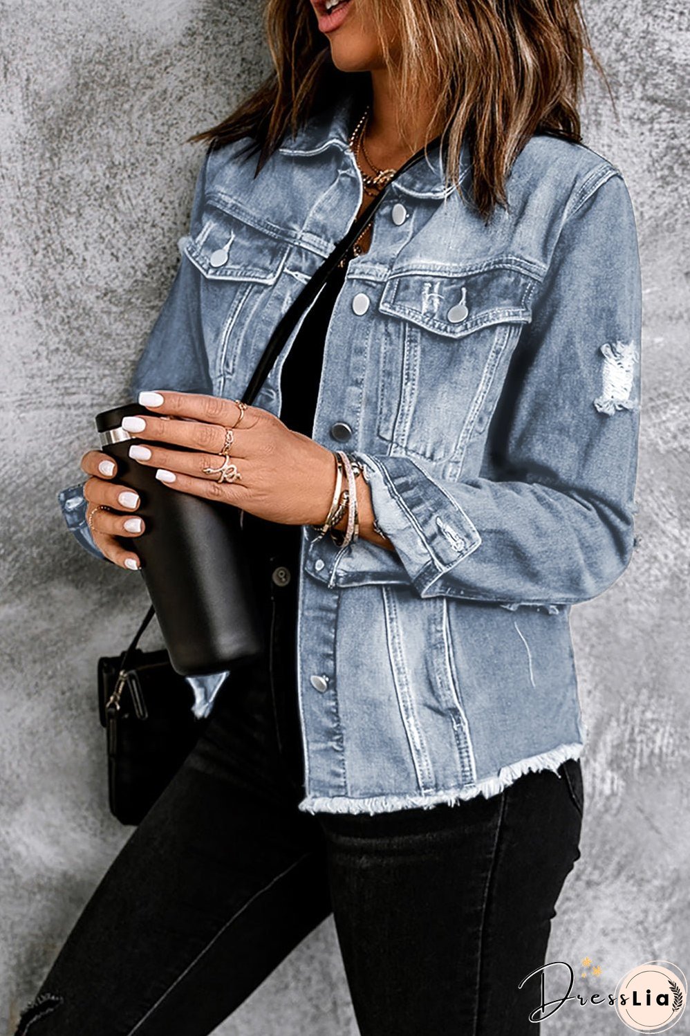 Sky Blue Denim Jacket