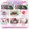 Moonlit Native And Wolf Special Shaped 5D DIY Partial Drill Diamonds Dots Gem Art Kits 11.81 X11.81inch Diamond Dots Paintings Diamonds Paintings Gem Art for Adults Beginners Home Decor