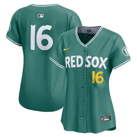 Women's Boston Red Sox #16 Jarren Duran  Green 2025 City Connect Limited Player Jersey