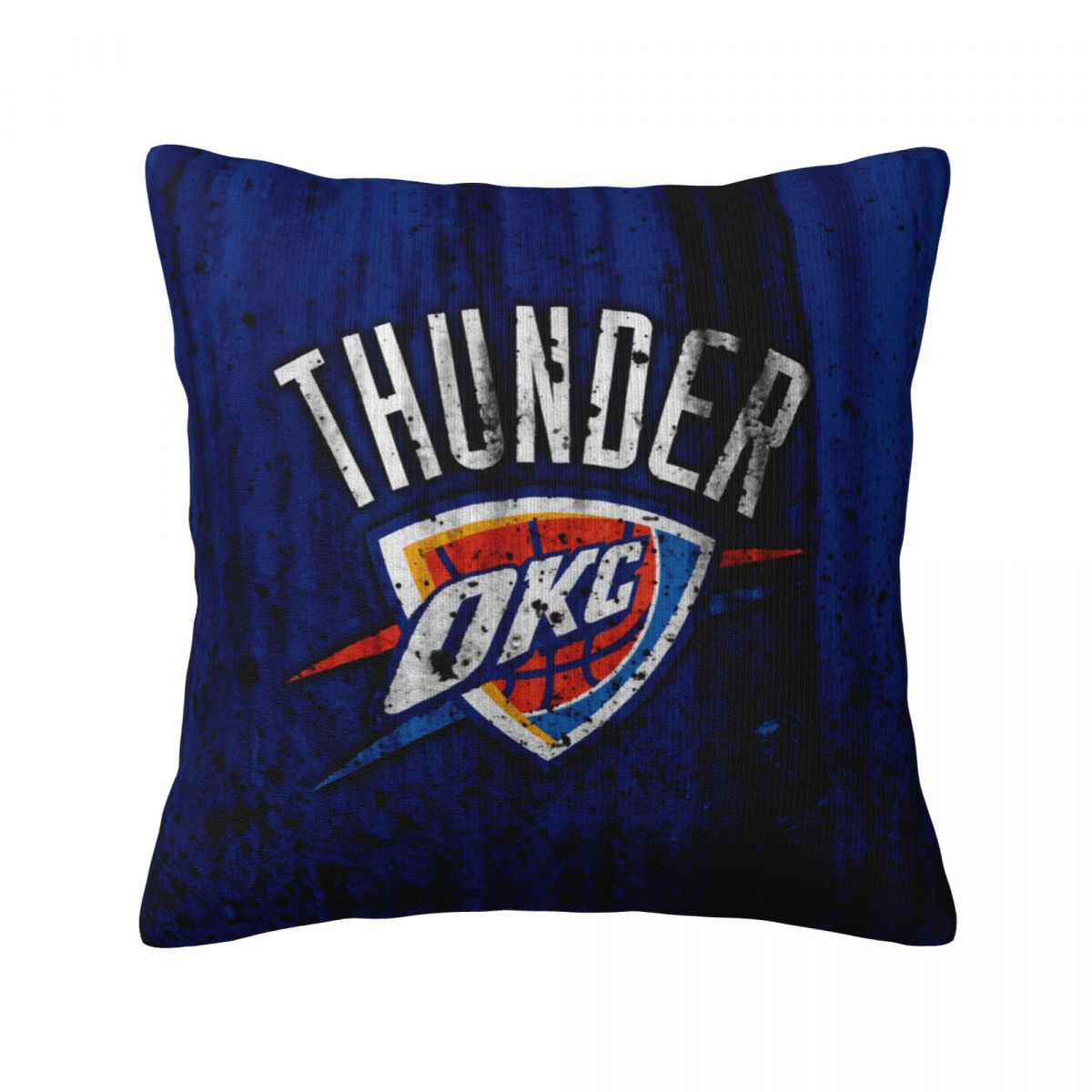 Oklahoma City Thunder Grunge NBA Basketball Club Pillow Covers 18x18 Inch