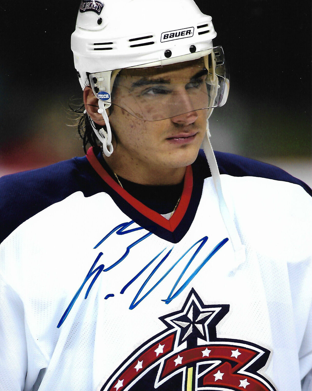 Columbus Blue Nikolai Zherdev Signed Autographed 8x10 Photo Poster painting COA